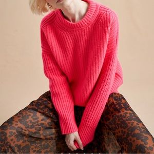 La Ligne Hot Pink Toujours Sweater